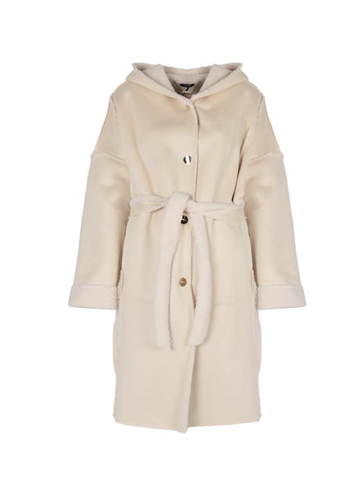 Liu Jo Coat Woman's Beige - Image 1
