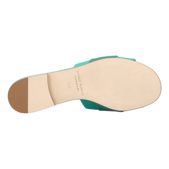 Manolo Blahnik Martamod Platt Grön - Image 5