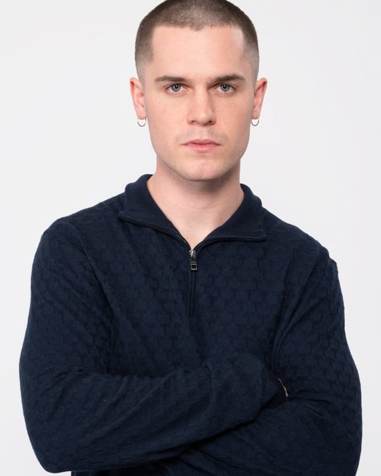Ted Baker Kurnle Mens Long Sleeve T Knit Funnel Neck Jumper - Image 2