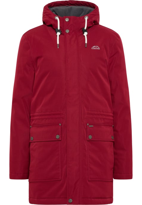 ICEBOUND winter parka Men dark red - Image 1