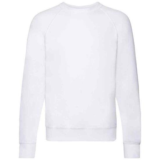 Fruit of the Loom Unisex Lichtgewicht Raglan Sweatshirt voor volwassenen (Wit) - Image 1