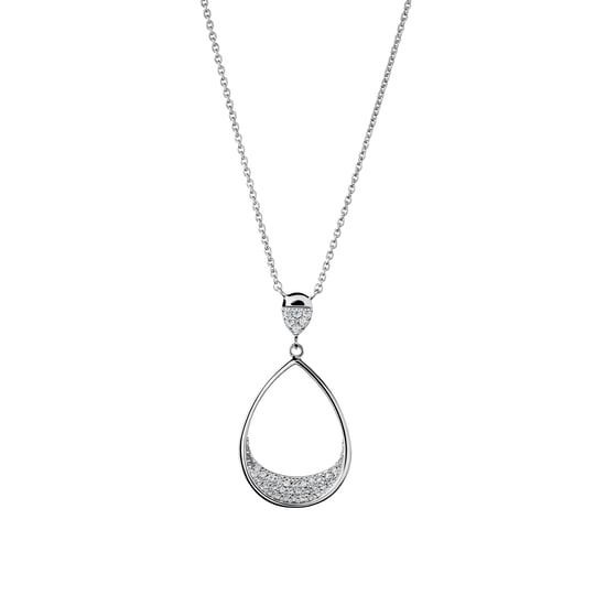Orphelia 'Jolina' Dames 925 Zilveren Set: Ketting + Oorbellen - Zilver SET-7490 - Image 2