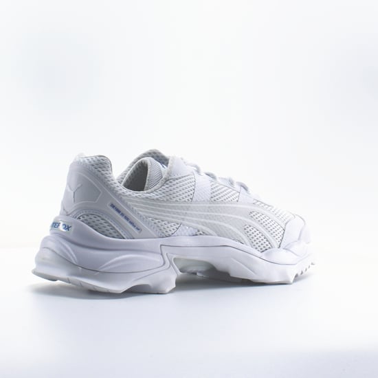 Puma Nitefox Crossin' White Textile Mens Lace Up Trainers 371499 02