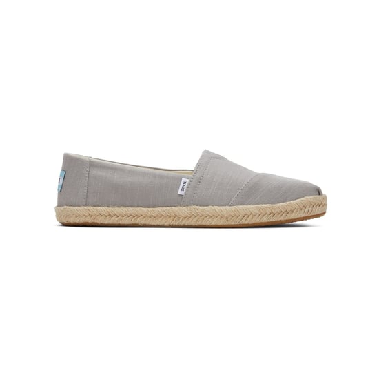 TOMS Alpargata Touw 100% Katoen Dames Espadrilles Drizzle Grijs - Image 5