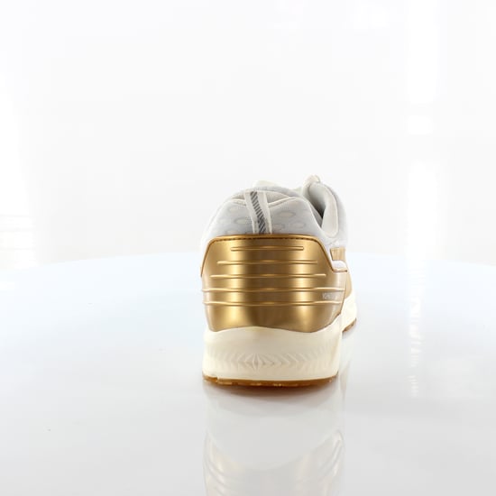 Puma Ignite XT v2 Gold Low Lace Up Womens Trainers Running Shoes 188987 01