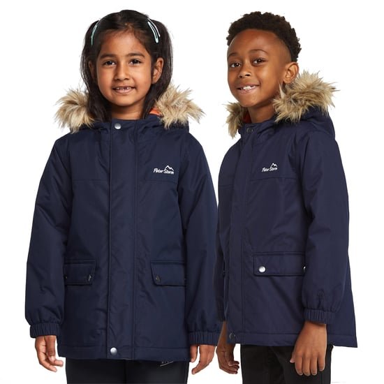 Peter Storm Kids' Waterproof Parka II with Removable Faux Fur Trim Hood, Winter Coat