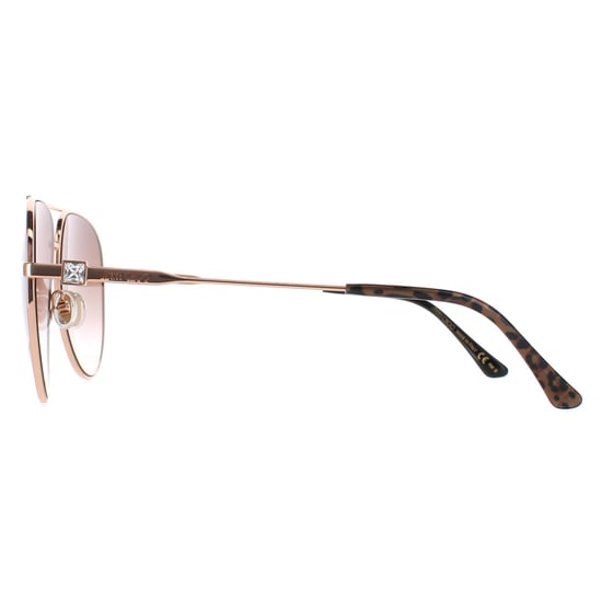 Jimmy Choo Aviator Womens Gold Copper Brown Gradient OLLY/S - Image 3