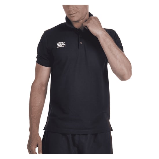 Canterbury Unisex Adult Polo Shirt (Black)