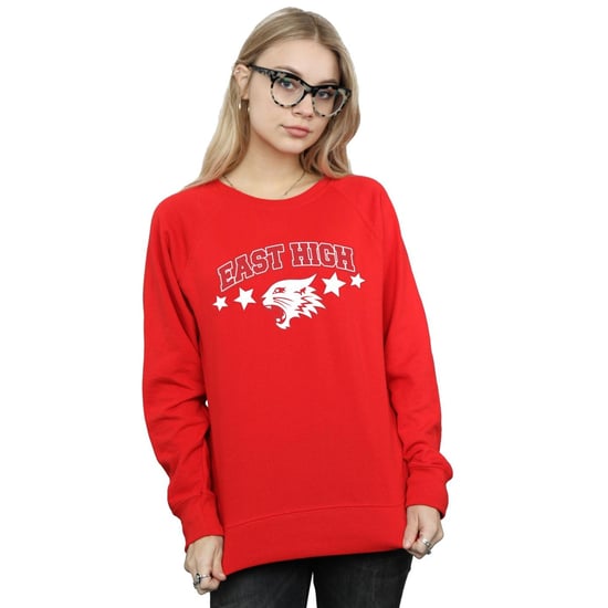 Disney Dames/Dames High School Musical The Musical Wildcat Stars Sweatshirt (Rood) - Image 2