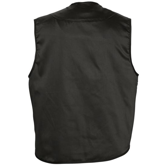 SOLS Wild Unisex Full Zip Waistcoat Bodywarmer Jacket (Zwart) - Image 2