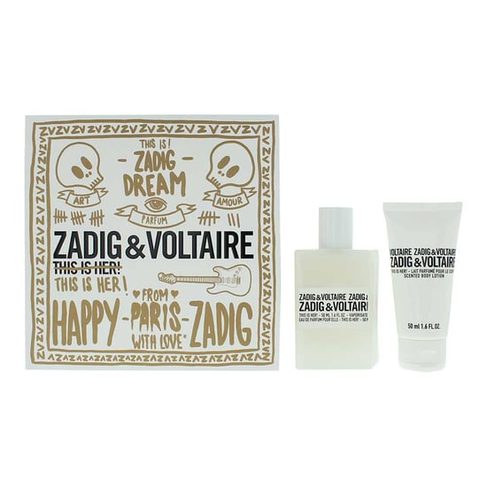 Zadig & Voltaire This Is Her! Eau de Parfum 50ml + Body Lotion 50ml Gift Set - Image 1