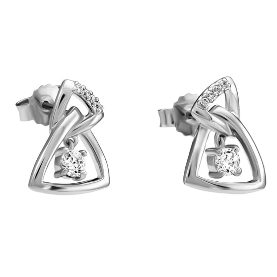 Orphelia 'Santorini' Dames Oorknoppen van 925 Sterling Zilver - Zilver ZO-7570 - Image 1