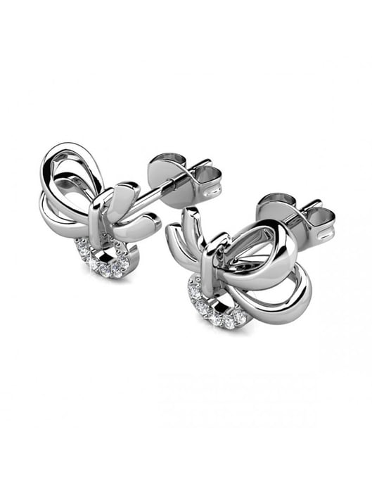 Posie örhängen - silver och kristall - Image 4