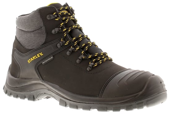 Stanley Mens Safety Boots Rchmond Leather Lace Up black