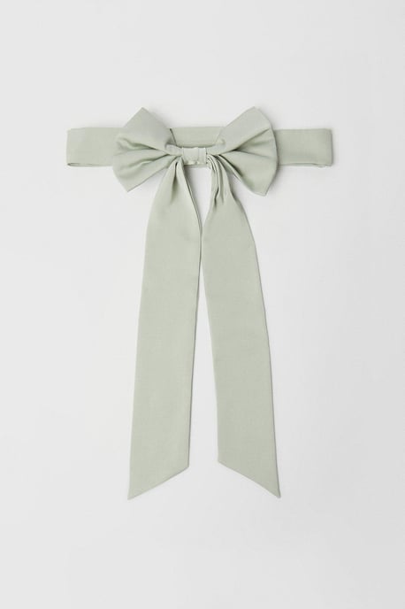 Flower Girl Satin Bow Belt
