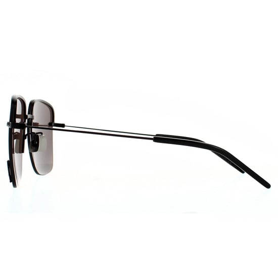 Saint Laurent Square Womens Black Grey Sunglasses - Image 3