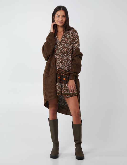 DAISIE - Paisley HiLow Hem Smock Tunic - Image 2