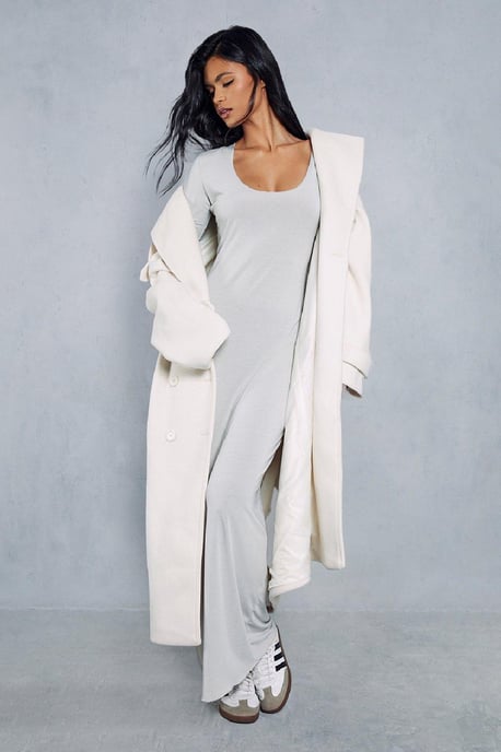 Soft Touch Jersey Scoop Neck Maxi Dress