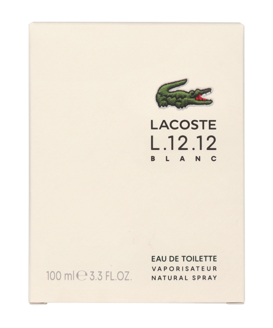 Lacoste E.D.L. L.12.12 Blanc Edt Spray100 ml. - Image 2