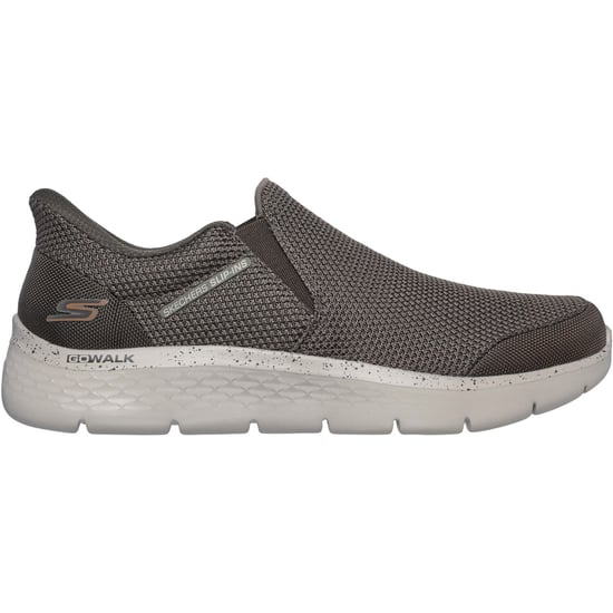 Skechers GO WALK Flex Ojai Textiel Herentrainers in Khaki - Image 2