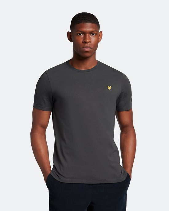 Lyle & Scott effen T-shirt in grijs - Image 1