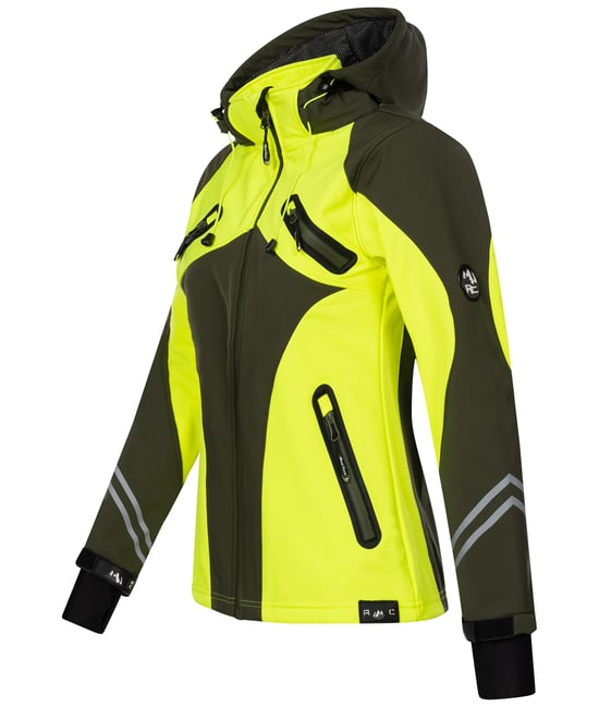 Rock Creek Softshelljacke Khaki - Image 3