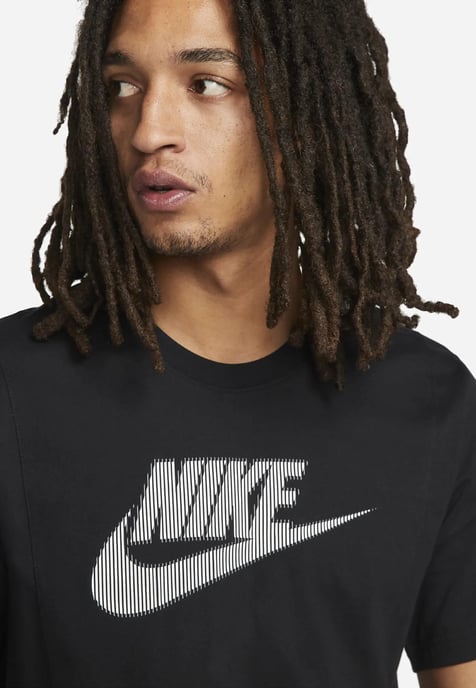 Nike Sportswear hybride T-shirt voor heren in zwart - Image 3