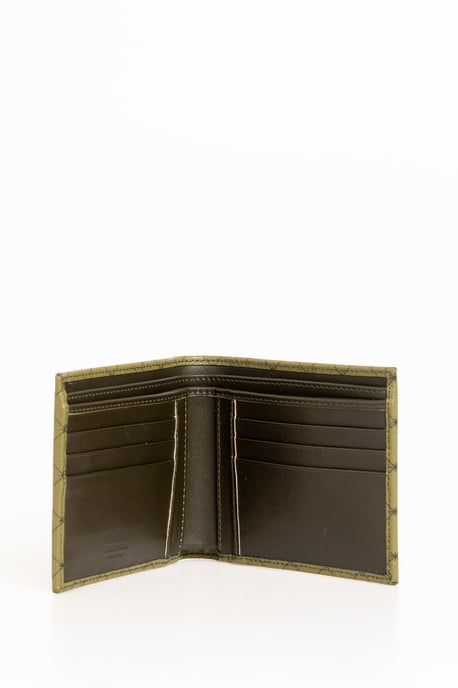 Trussardi Heren Portemonnee Groen Leder - Image 3