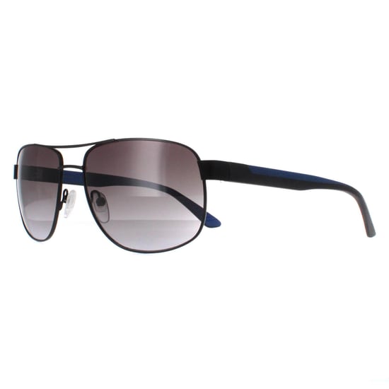 Calvin Klein Aviator Mens Matte Black Cobalt Blue Grey CK20319S