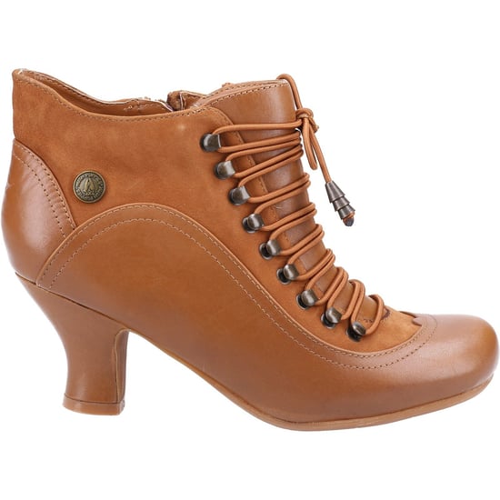 Hush Puppies Womens/Ladies Vivianna Leather Heeled Ankle Boots (Tan)