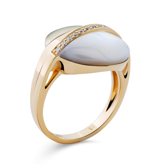 Orphelia Dames 925 Sterling Zilveren Ring - Goud ZR-7506/G - Image 4