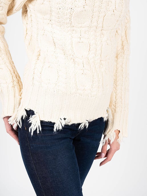 Silvian Heach Pullover Woman's Off-White - Image 6