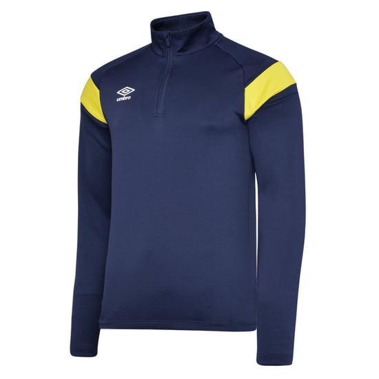 Umbro Childrens/Kids Half Zip Jersey (Peacoat/Blazing Yellow)