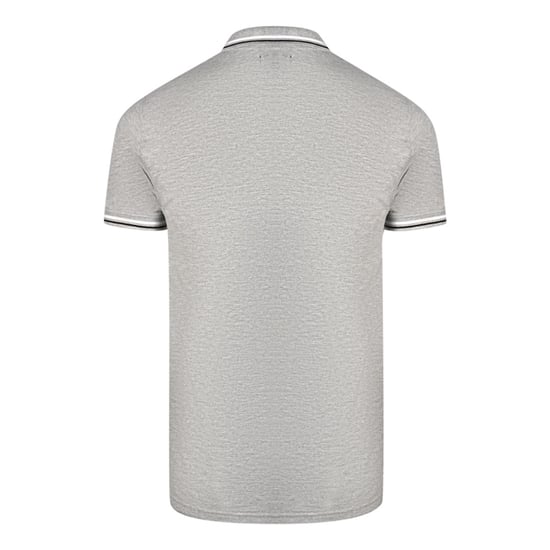 Cavalli Class Dubbel Tipped Kraag Grijze Polo Shirt - Image 2