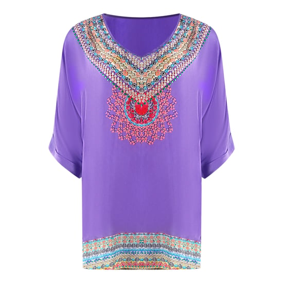 Inoa Tivoli Gardenia 12009 Purple Silk Fish Top