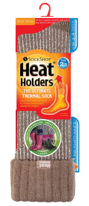 Heat Holders - Ribbade termostrumpor för damer - Image 2