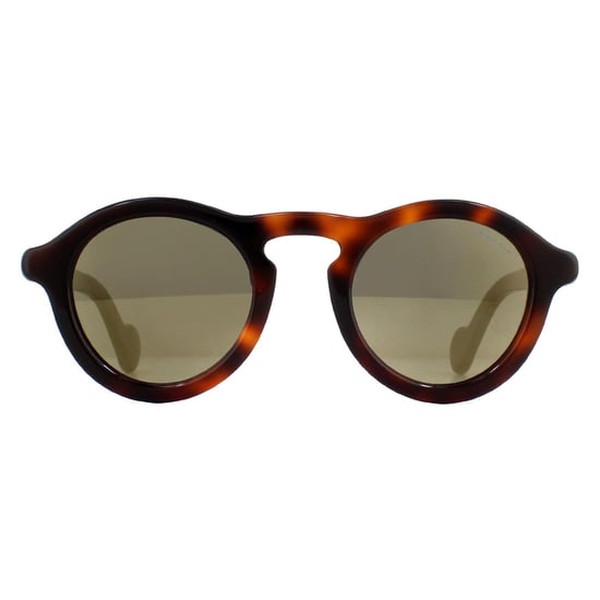 Moncler Sunglasses ML0042 52C Dark Havana Smoke Mirror