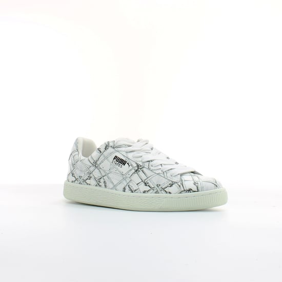 Puma States x Swash London Bones White Leather Mens Lace Up Trainers 360710 01