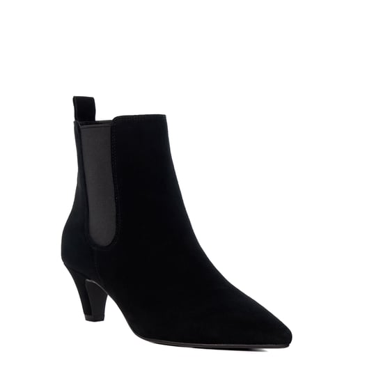 Dune Ladies Obvious - Suede Mid Heel Chelsea Ankle Boots - Image 1