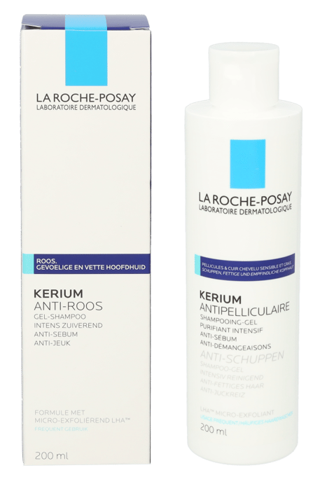 LRP Kerium Anti-Dandruff Gel Shampoo200 ml. - Image 1