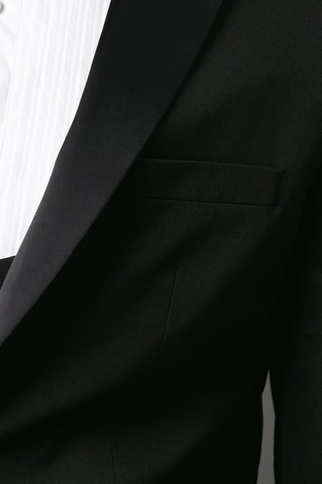 Slim Fit Black Tuxedo Suit Jacket