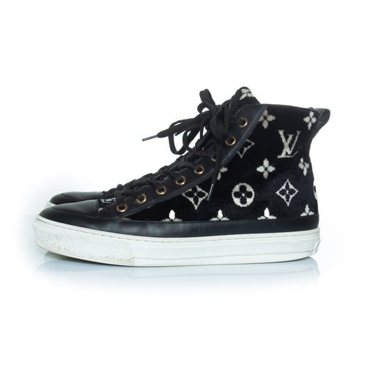 Stjärnmonogram sammetssneakers - Image 2