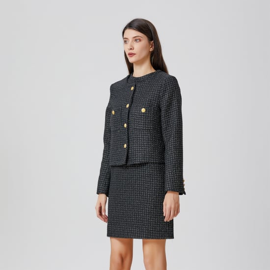 Tweed blazerpatch met zakken - Image 5