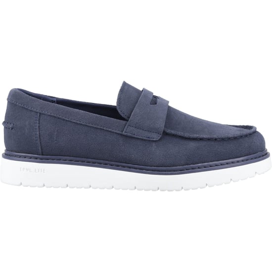 TOMS Navi TRVL LITE Havana Leer Heren Navy Loafers - Image 5