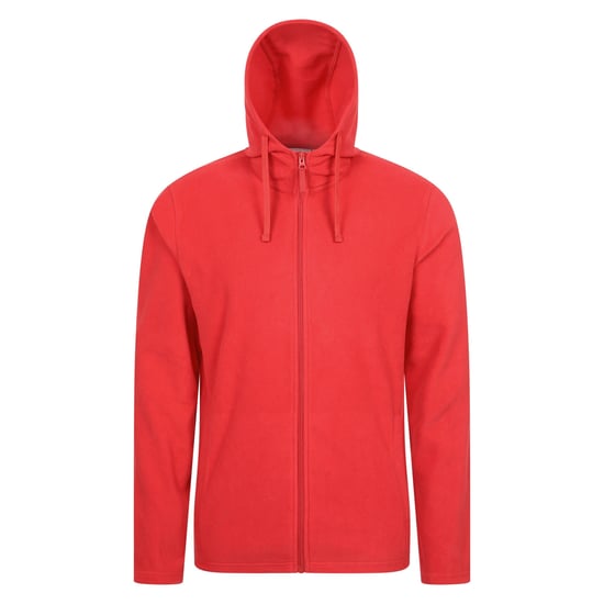 Mountain Warehouse Mens Camber Fleece Full Zip Hoodie (Active Red) - Image 1