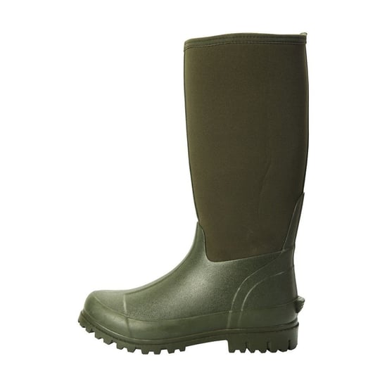 Mountain Warehouse Mens Mucker Neoprene Wellington Boots (Khaki Green)