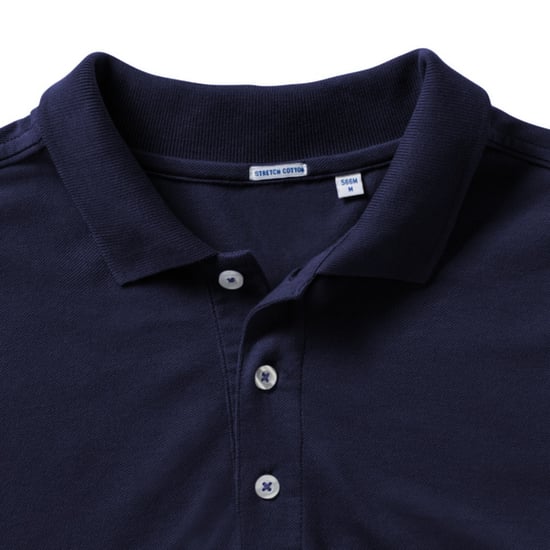 Russell Heren Rekken Korte Mouw Poloshirt (Franse marine) - Image 4