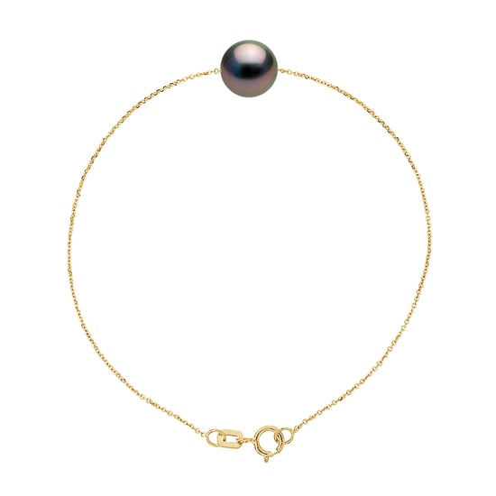 DIADEMA - Bracelet - Tahitian Pearl - Yellow Gold