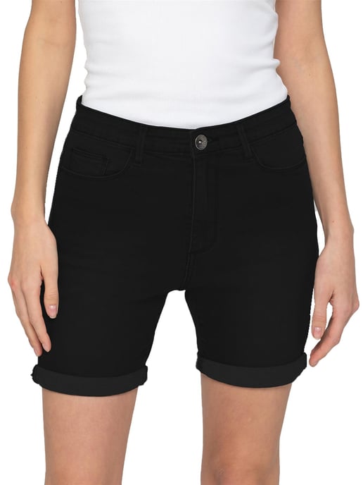 Enzo | Womens Skinny Denim Shorts - Image 1