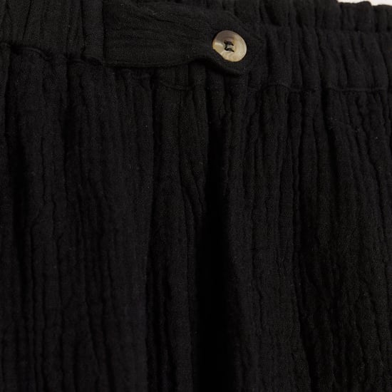 River Island Womens Shorts Plus Black Textured